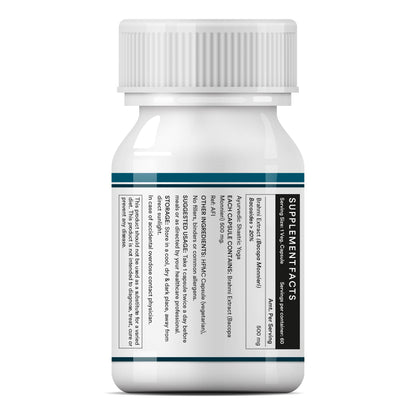 INLIFE Brahmi Capsules 500mg | Bacopa Monnieri Extract | Bacosides > 20- image 5