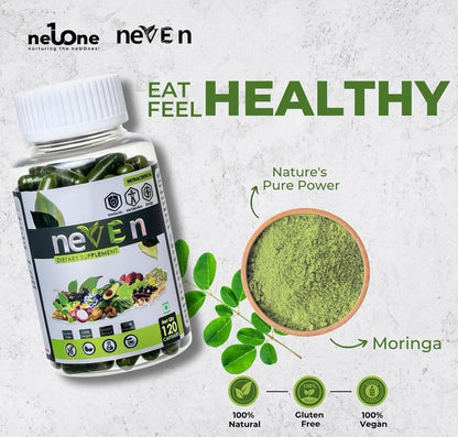 NeuOne Neven Dietary supplement an Ayurvedic properietary medicine power of18 ingredients 120 capsules