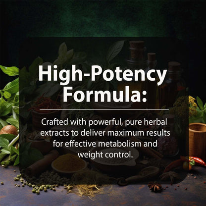 VEDIKROOTS InchEase Herbal Wellness Capsules | Guggal, Punarnava, Pippali & Triphala Blend | Weight Management & Metabolism Support | Ayurvedic Formula | 60 Veg Capsules - Pack of 1