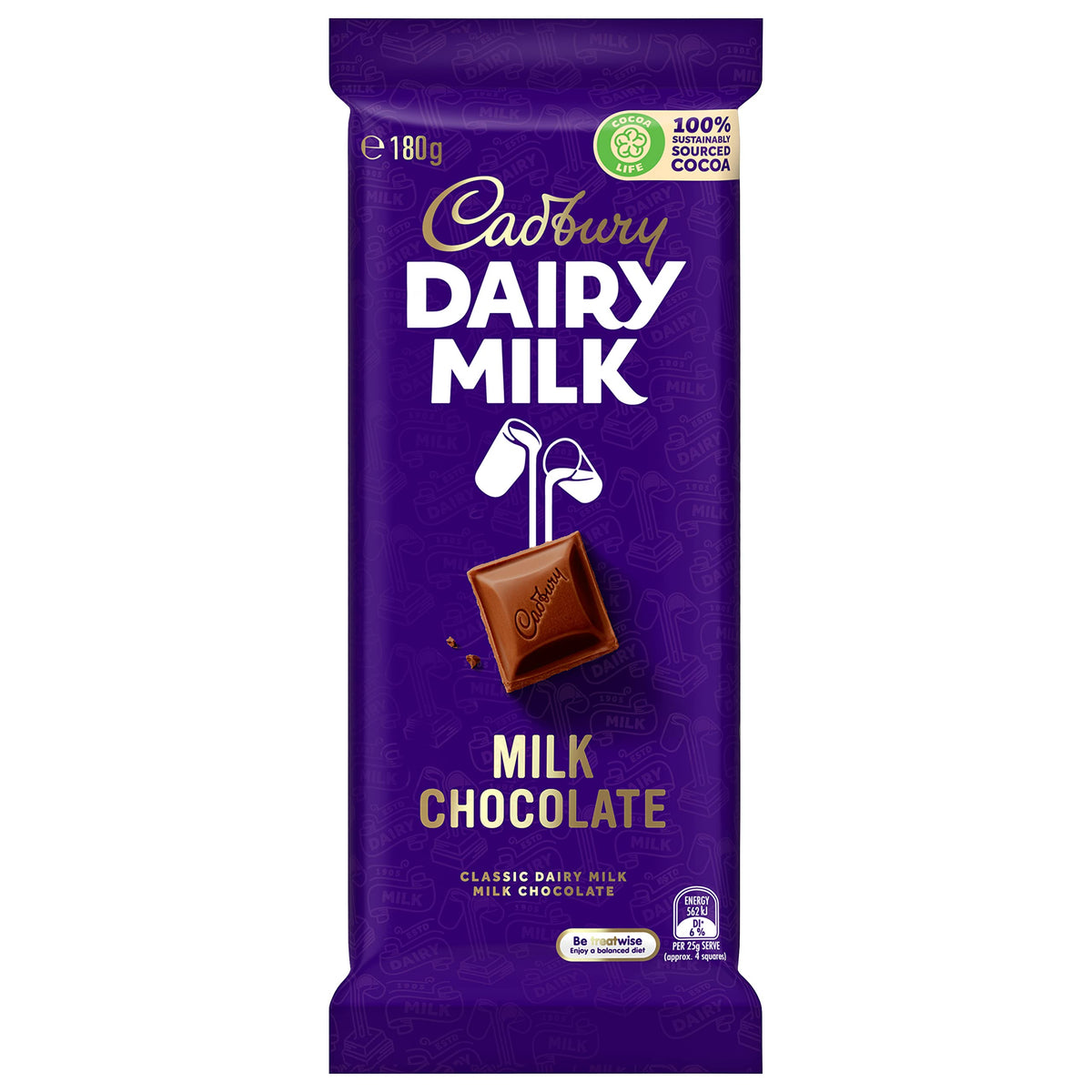 Cadbury Dairy Milk Chocolate, Ideal for Gifting, Birthday Gift, Dessert 180g…