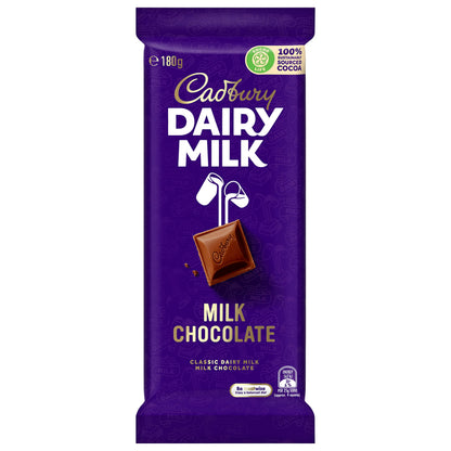 Cadbury Dairy Milk Chocolate, Ideal for Gifting, Birthday Gift, Dessert 180g…