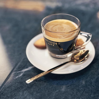 Davidoff Espresso 57 Intense Instant Coffee 11/12 Intensity - 100% Arabica, 90g, Granule, Glass Bottle