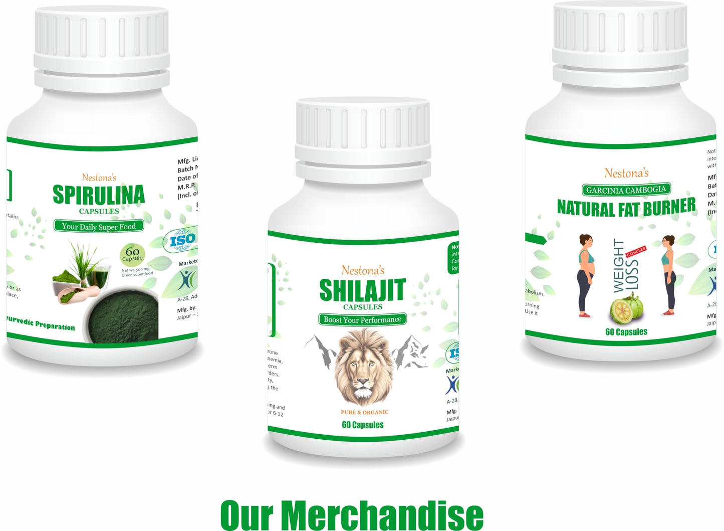 Nestona's SHILAJIT Capsules | Boost Your Performance | Pure and Natural | 100% Organic | Himalayan Shilajit | (60 Capsules)