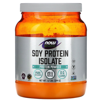 Now Foods Soy Isolate, Non-GMO, Pure, Unflavoured 544g- image 6