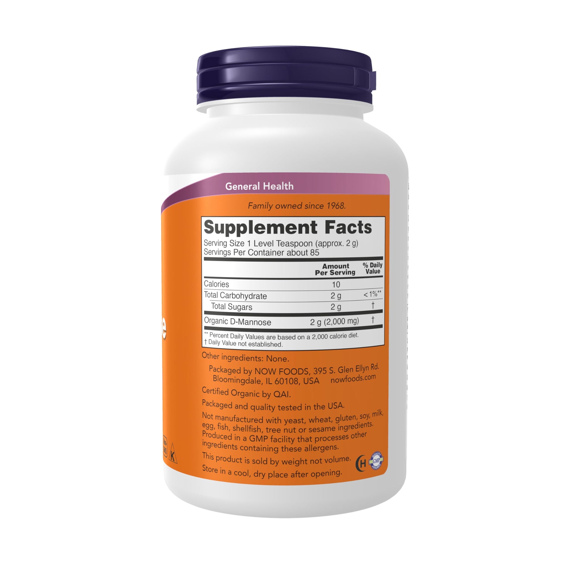 Now Foods D-Mannose Pure Powder, 170 g- image 8