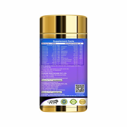 Vitaminnica Multi Vita Men + Spirulina Combo – 120 Capsules