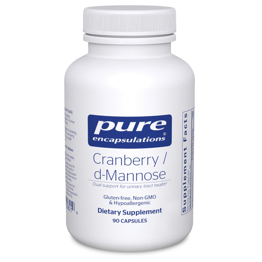 Pure Encapsulations - Cranberry / d-Mannose - Hypoallergenic Supplement to Support Urinary Tract Health* - 90 Capsules
