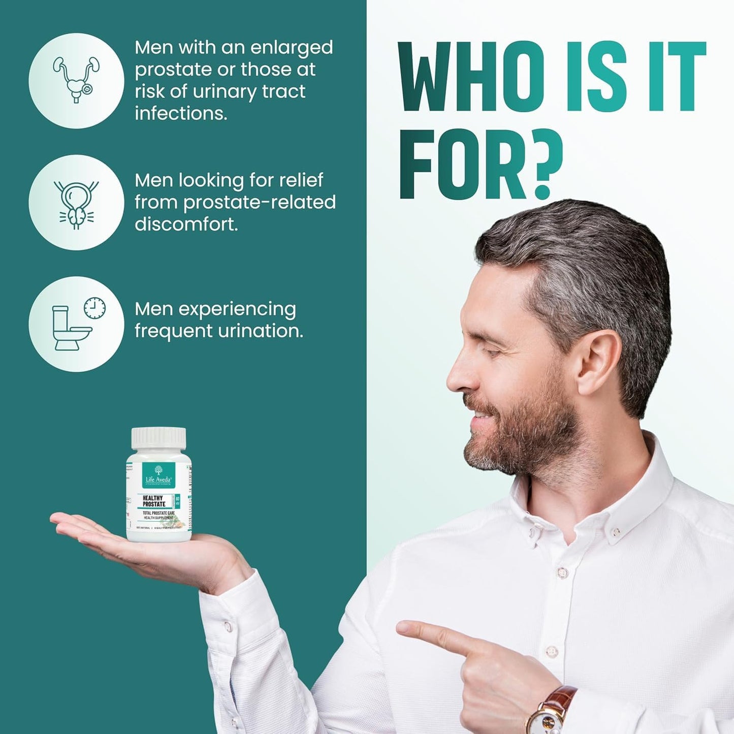 Life Aveda Ayurvedic Prostate care capsules | Helps in Prostate Enlarge- image 7