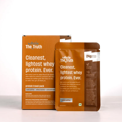 The Whole Truth Whey Protein Isolate+Concentrate | Cold Coffee 210g (P- image 10