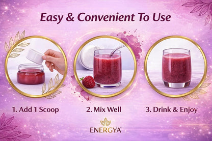 ENERGYA FortiFiber Plant-Based Prebiotic Fiber Drink – Sugar-Free Berry Flavor