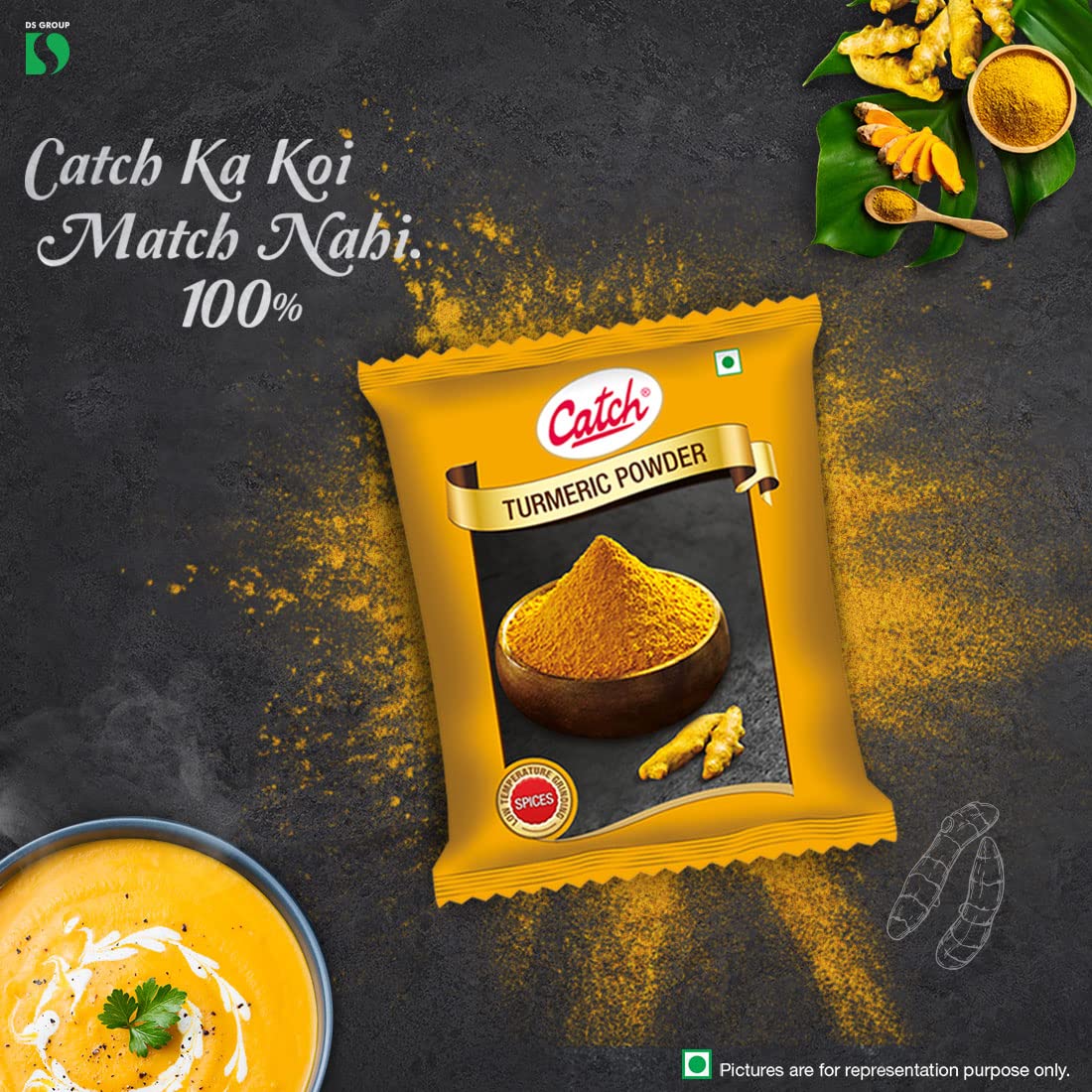 Catch Turmeric Powder | Haldi Powder, 500g