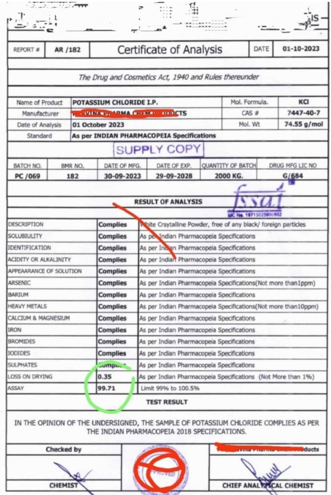 Foodaids Potassium Salt (100 GM)[Good for BP Patients and Joint pain] S- image 3