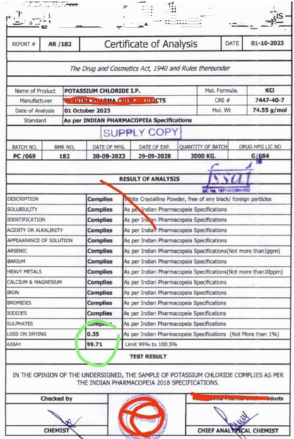 Foodaids Potassium Salt (100 GM)[Good for BP Patients and Joint pain] S- image 3