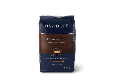 Davidoff Espresso 57 Whole Beans Coffee - 10/12 Intensity - Arabica - 500G