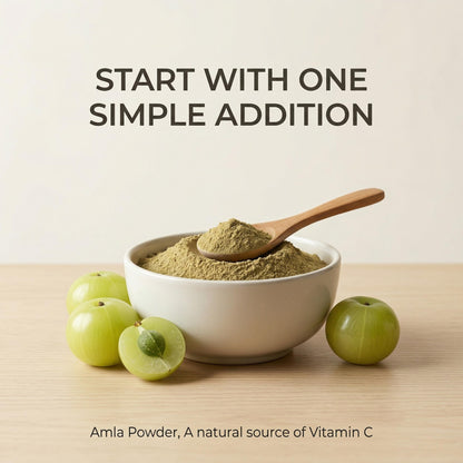 Elpure Amla Powder 100g - 100% Pure & Natural Edible Grade for Hair Growth, Immunity & Daily Health