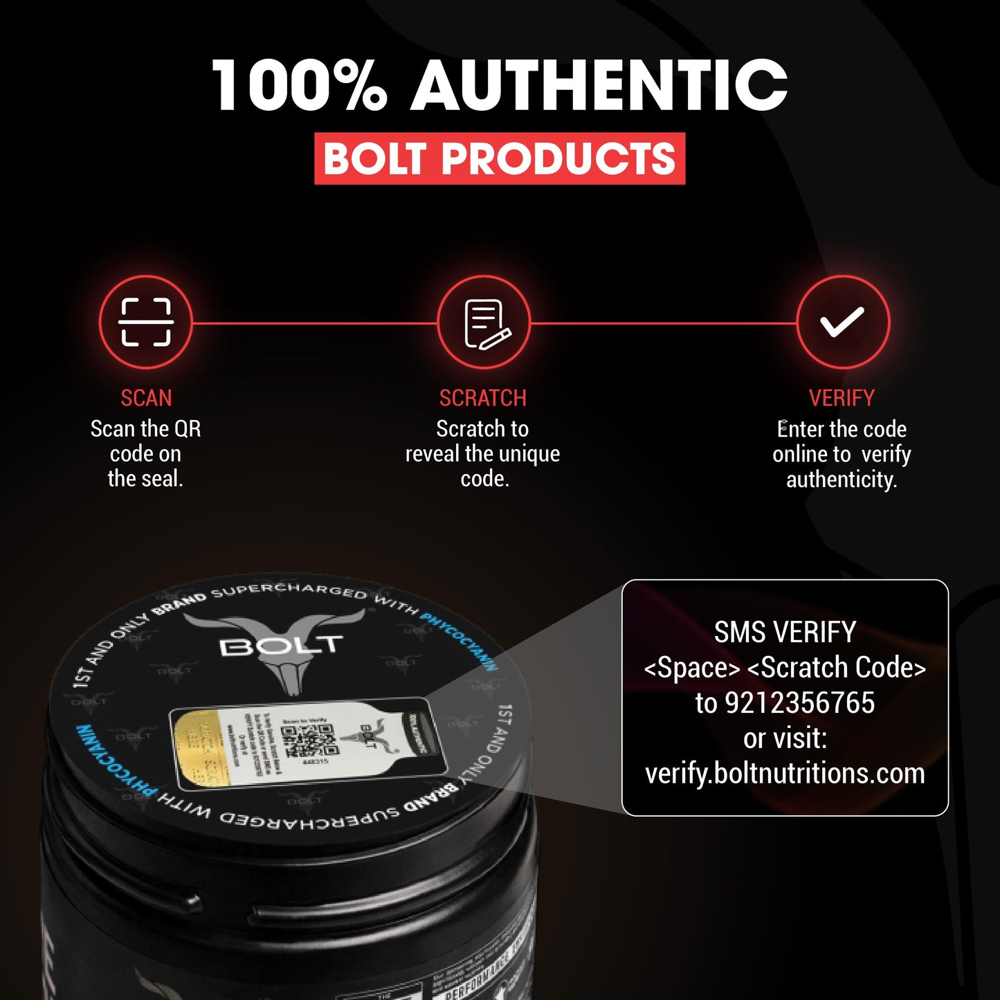 Bolt EAA 300gm, 30 Servings|Nine Essential Amino Acid with BCAA 5000|EAA Supplement for Men & Women- Blueberry Blast