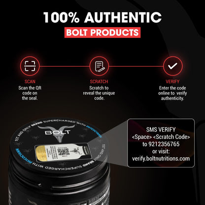 Bolt EAA 300gm, 30 Servings|Nine Essential Amino Acid with BCAA 5000|EAA Supplement for Men & Women- Blueberry Blast