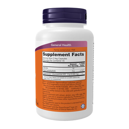 Now Foods, Glucosamine '1000', Vegetarian, 90 Vcaps- image 7