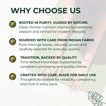 Sanoura Organic Moringa Powder 200g | Pure Leaf Powder | Lab Tested | Daily Wellness & Energy