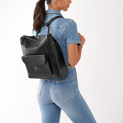 Fossil Women Parker Black Backpacks ZB1836001