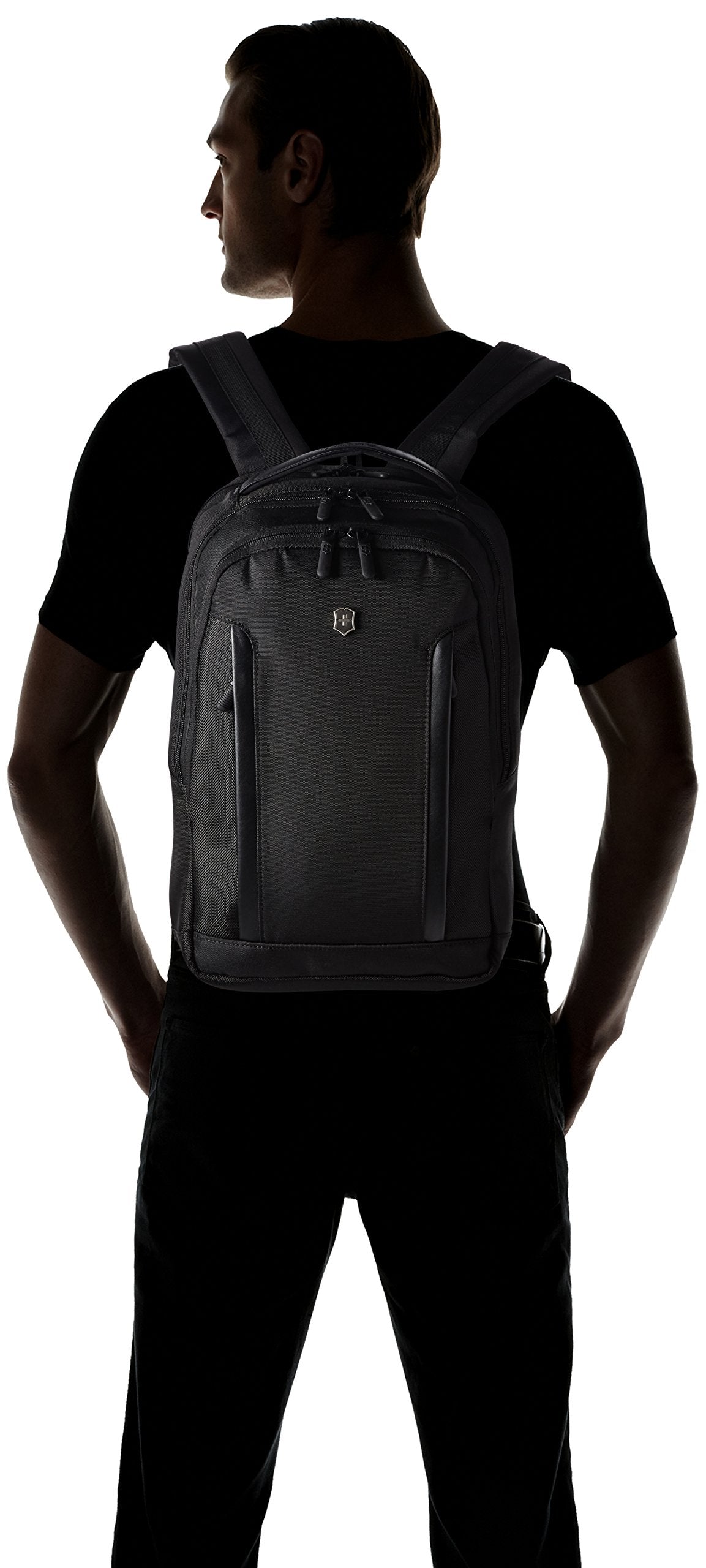 Victorinox Swiss Designed Altmont Professional Compact Laptop Backpack, Black, One Size, 16 IN (602151)