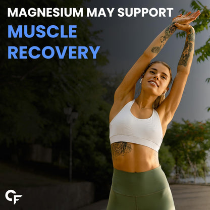 Carbamide Forte Chelated Magnesium Glycinate Supplement 2000mg Per Serving | Magnesium Supplement Supports Muscle Recovery & Better Sleep - 120 Veg Tablets
