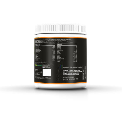 Madren Healthcare Egg Albumen Protein Powder Pack of 3 | Unflavoured Egg White Protein Powder | High Protein Supplement | Non-GMO Gluten Free Lactose Free | Easy Mixing Natural Protein for Muscle Recovery & Healthy Diet | 200g Each