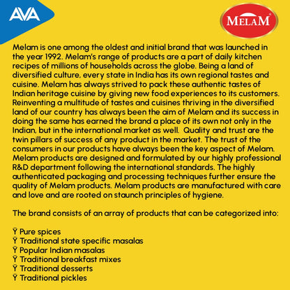 MELAM PURE AND AUTHENTIC Black Pepper Powder|(Kali Mirch)|Pack Of 1|100 Grams'