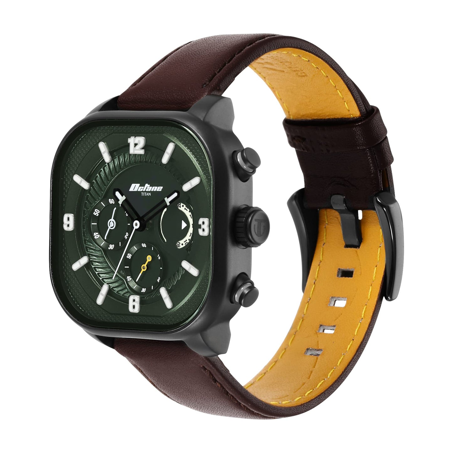 Titan Octane-Aerobatics Collection Analog Black Dial Men's Watch-1856NL- image 4