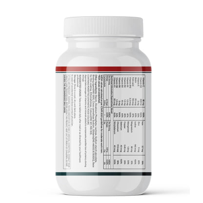 INLIFE Multivitamin Tablets for Men | Enriched with Zinc, Vitamin C, Vitamin D3, and Essential Minerals | 120 Tablets