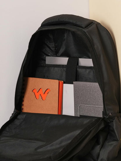 Wiki Stylish Unisex Backpack 5 Durable & Lightweight backpack for Men & Women | Backpack for Office, Gym, Travel (46.5 Litre, Black)