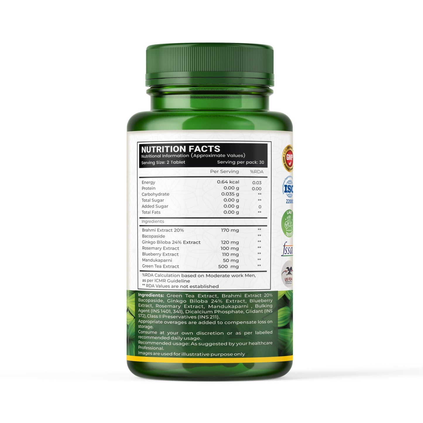 DHE ACME Memory Boost and Joint Support Supplement Combo Pack, Mylink Neuro with Brahmi & Ginkgo Biloba, Joint Revival with Glucosamine & Chondroitin