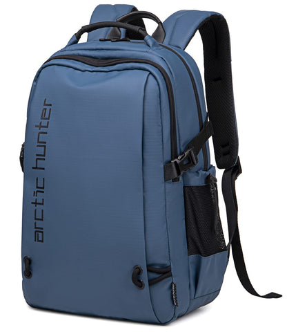 Arctic Hunter Laptop Backpack for Men Women 25L Lightweight Water-resistant Casual Backpack 5 Pockets Sleek 15.6-inch Laptop Bag for Office College Daypack, Blue