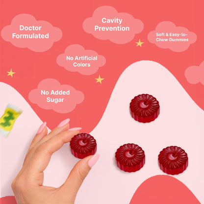 WHELLO Multivitamin Gummies for Kids | 4+ Years | 30 Gummies | With Real fruit and Vegetables , Vitamin D, C, Zinc, K and Vegan | No Added Sugar | Doctor Formulated (Strawberry Flavour), Improves Immunity & Bone heath
