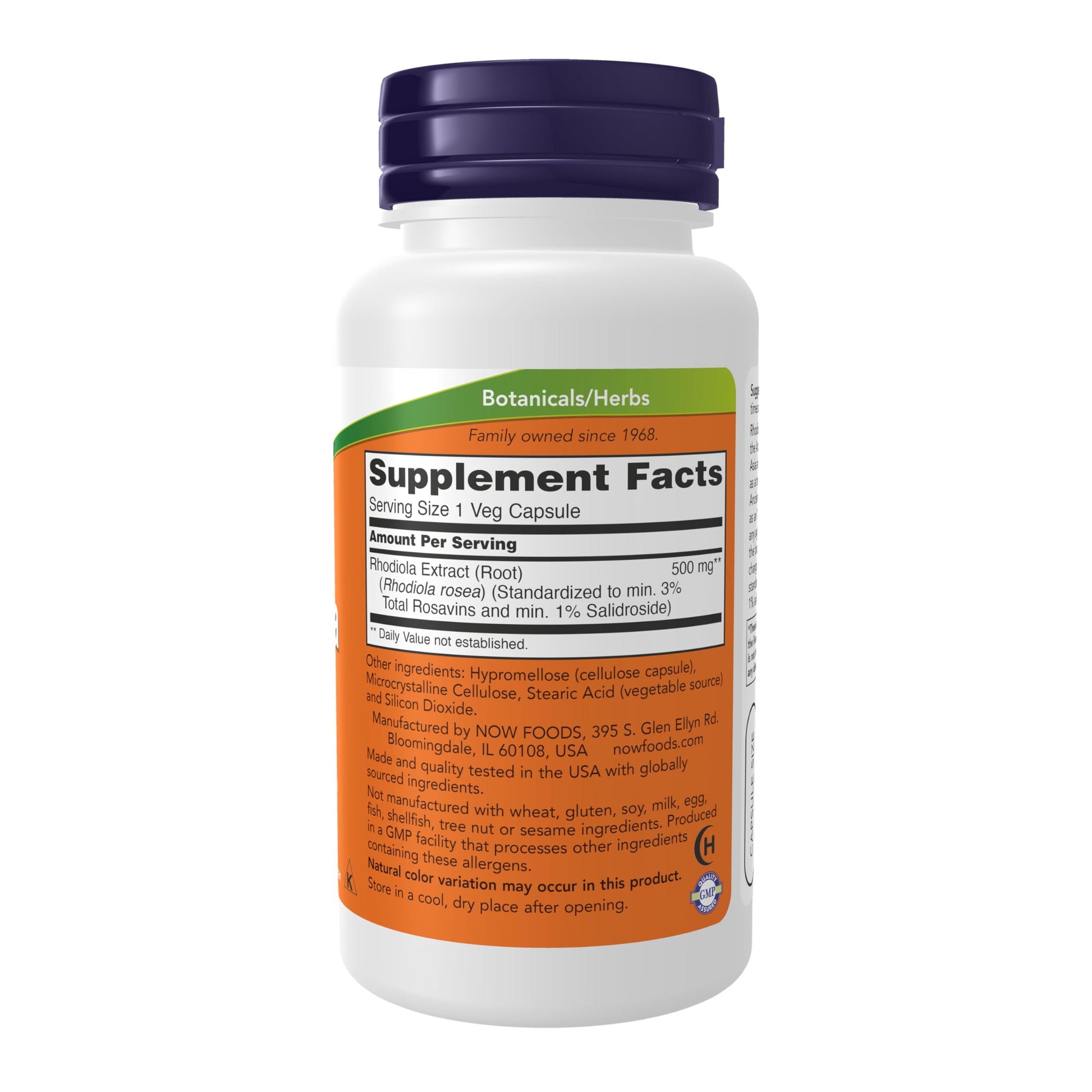 Now Foods Rhodiola, 500 Mg, 60 Vcaps- image 8