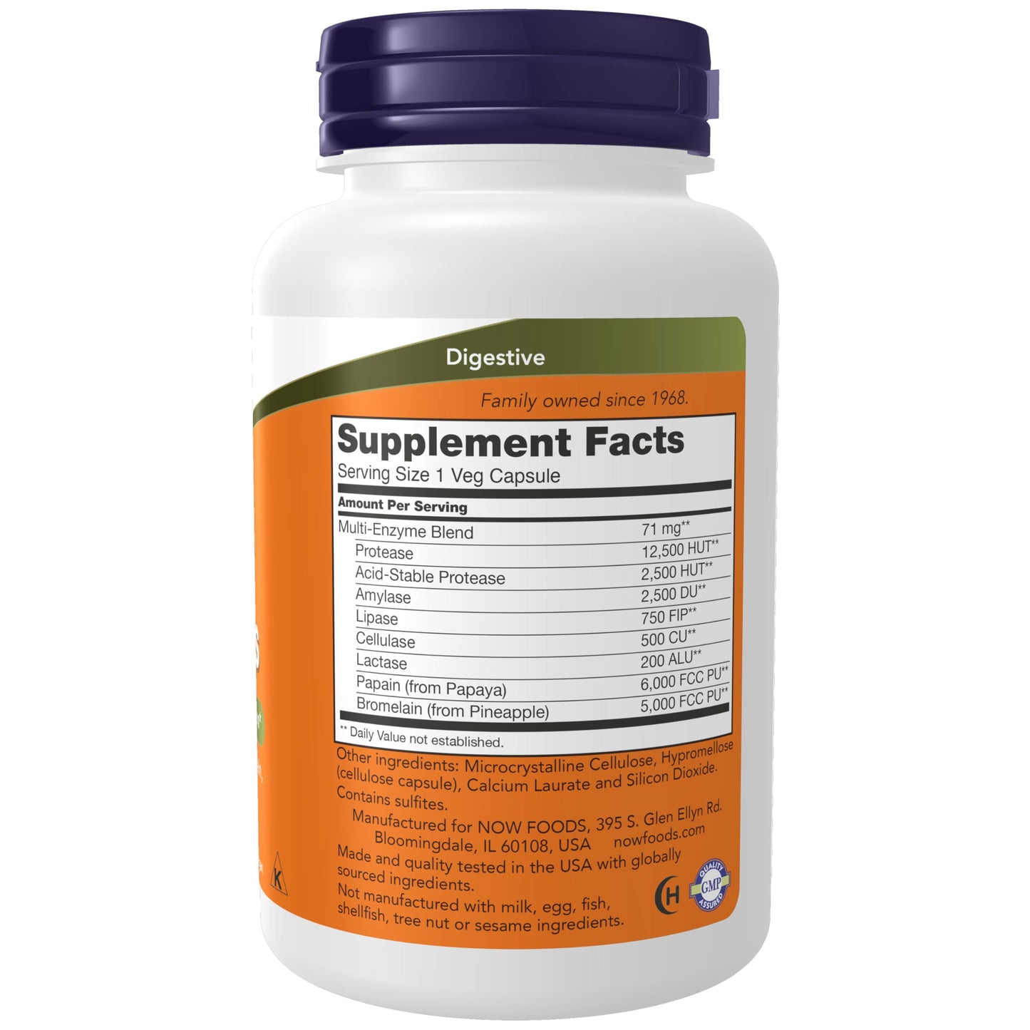 Now Foods Plant Enzymes, 120 Vcaps- image 8