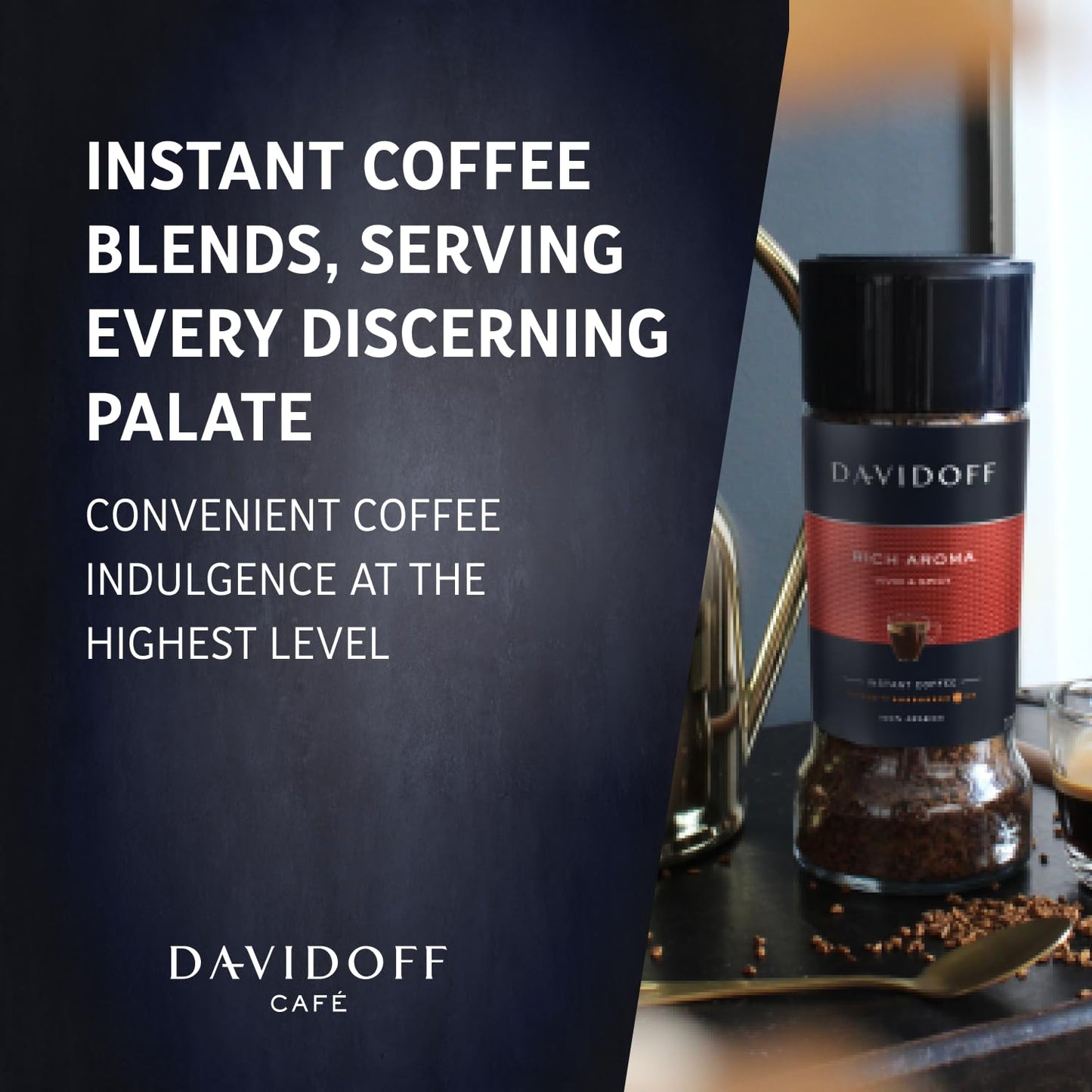 Davidoff Cafe Instant Coffee Jar, Rich Aroma, 100 Gram