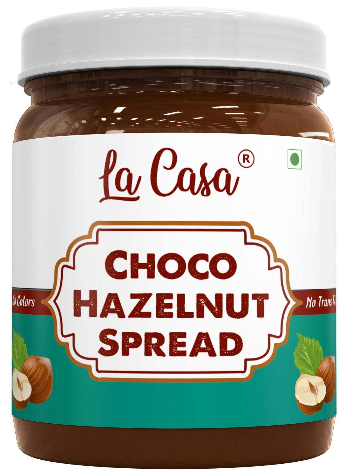 La Casa Vegan Hazelnut Chocolate Spread|All Natural|Product Of India |350 Gram