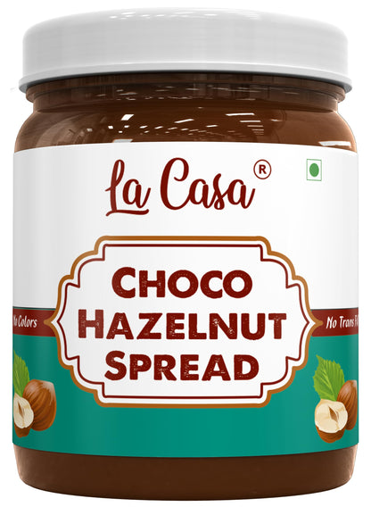 La Casa Vegan Hazelnut Chocolate Spread|All Natural|Product Of India |350 Gram