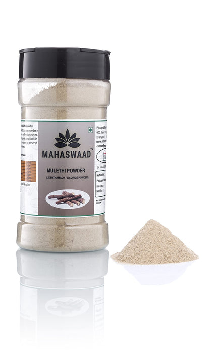 Mahaswaad Mulethi powder | Liquorice powder | Glycyrrhiza glabra | Yashtimadhu Powder | Best for overall healthcare as per Ayurveda. (200gm)
