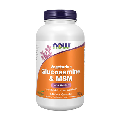 Now Foods Vegetarian Glucosamine And Msm Joint Health Capsules - 240 Veg Capsule