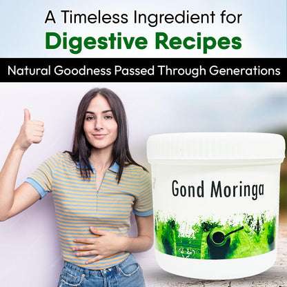 Hakim Suleman's Gond Moringa and Gond Siyah Capsule Combo Pack | Herbal Wellness Duo | Daily Use Value Combo