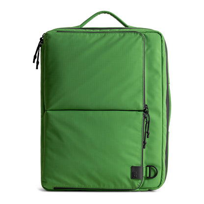 DailyObjects Pivot Convertible Briefpack Bag (16L) |Unisex|Fits 13/14/15.6 inch Laptop/Macbook Pro/Air|Lightweight|Stylish Backpack|Office/Daily Use/Travel|Multi Pocket|Adjustable Strap-Green