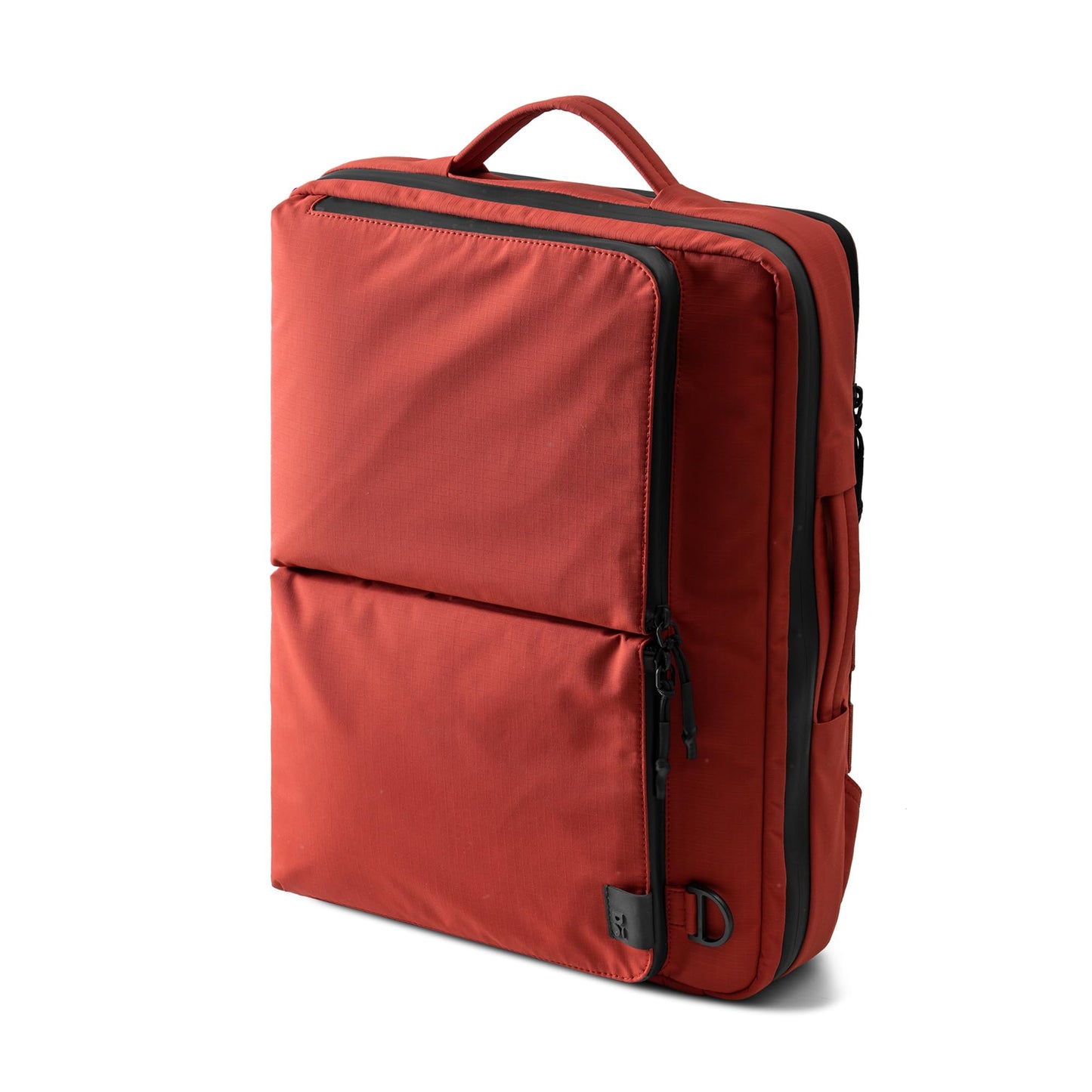 DailyObjects Pivot Convertible Briefpack Bag (16L) |Unisex|Fits 13/14/15.6 inch Laptop/Macbook Pro/Air|Lightweight|Stylish Backpack|Office/Daily Use/Travel|Multi Pocket|Adjustable Strap-Red