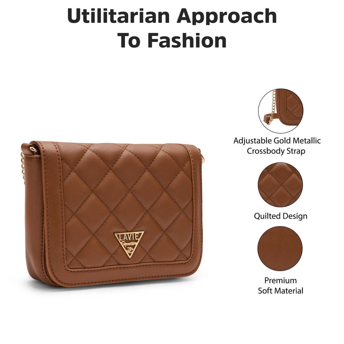 Lavie Signature Atlanta Woman's Crossbody Sling Bag | Ladies Purse Handbag | Gift for Women