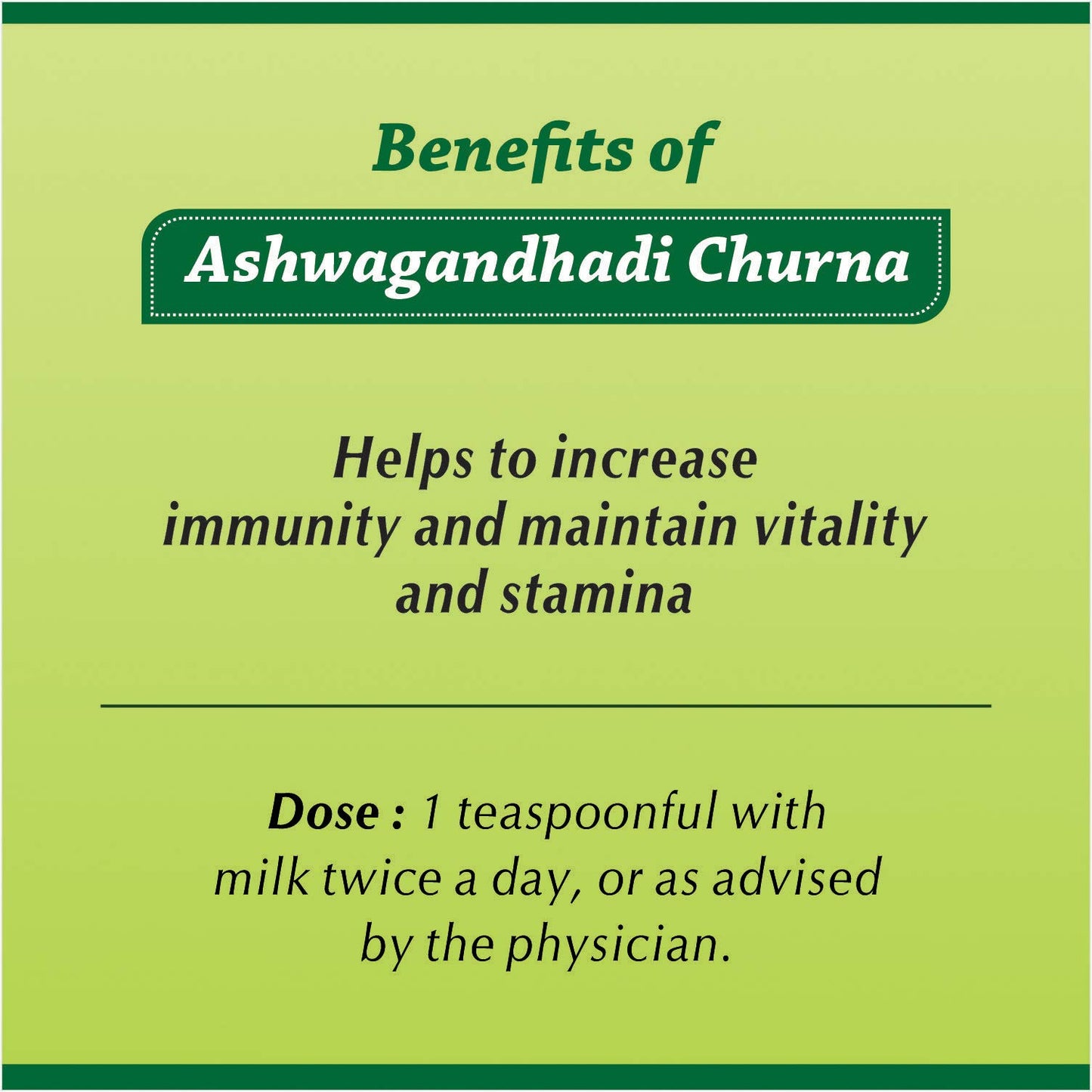 Baidyanath Ashwagandhadi Churna | Ashwagandha Helps to increase Immunit- image 2