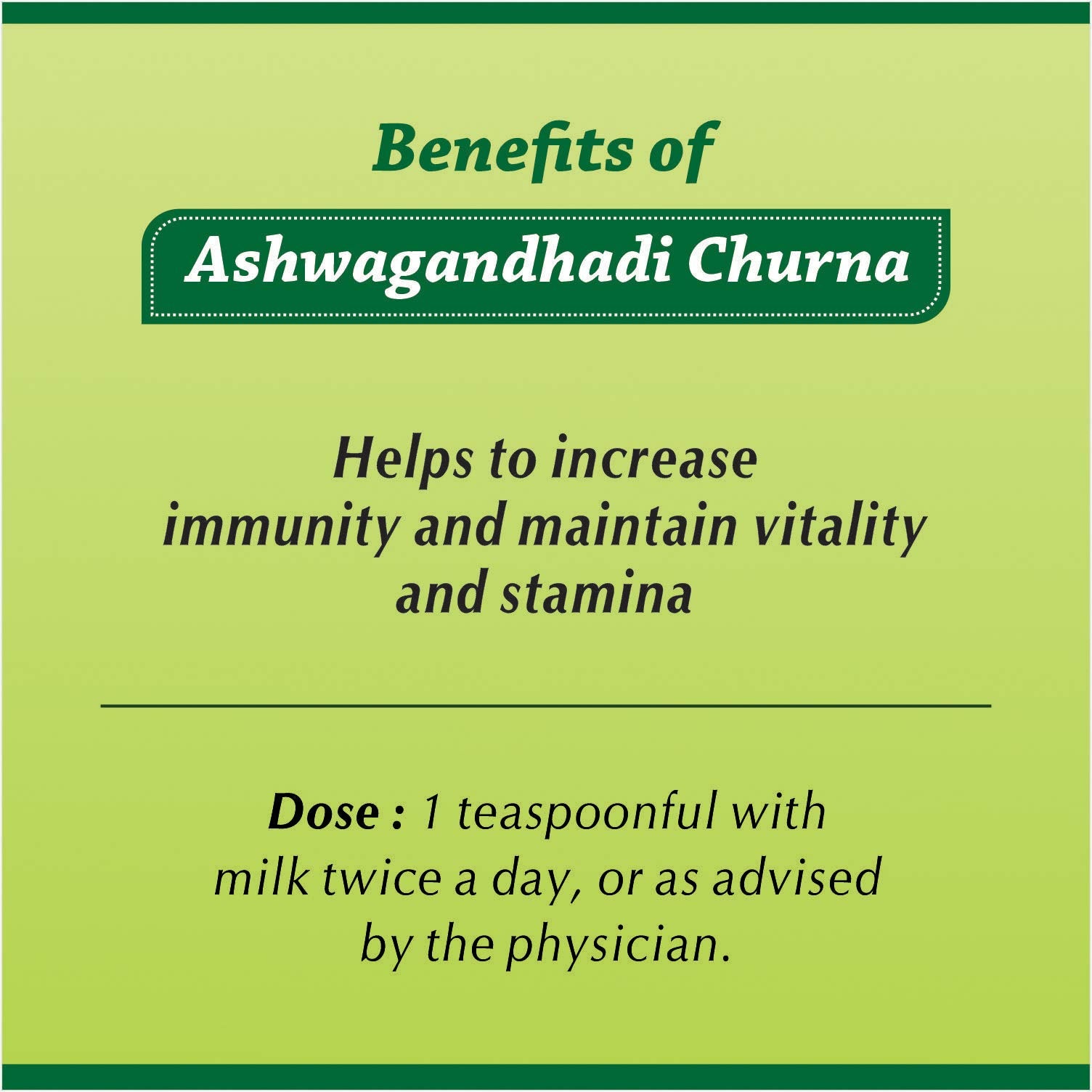 Baidyanath Ashwagandhadi Churna | Ashwagandha Helps to increase Immunit- image 2