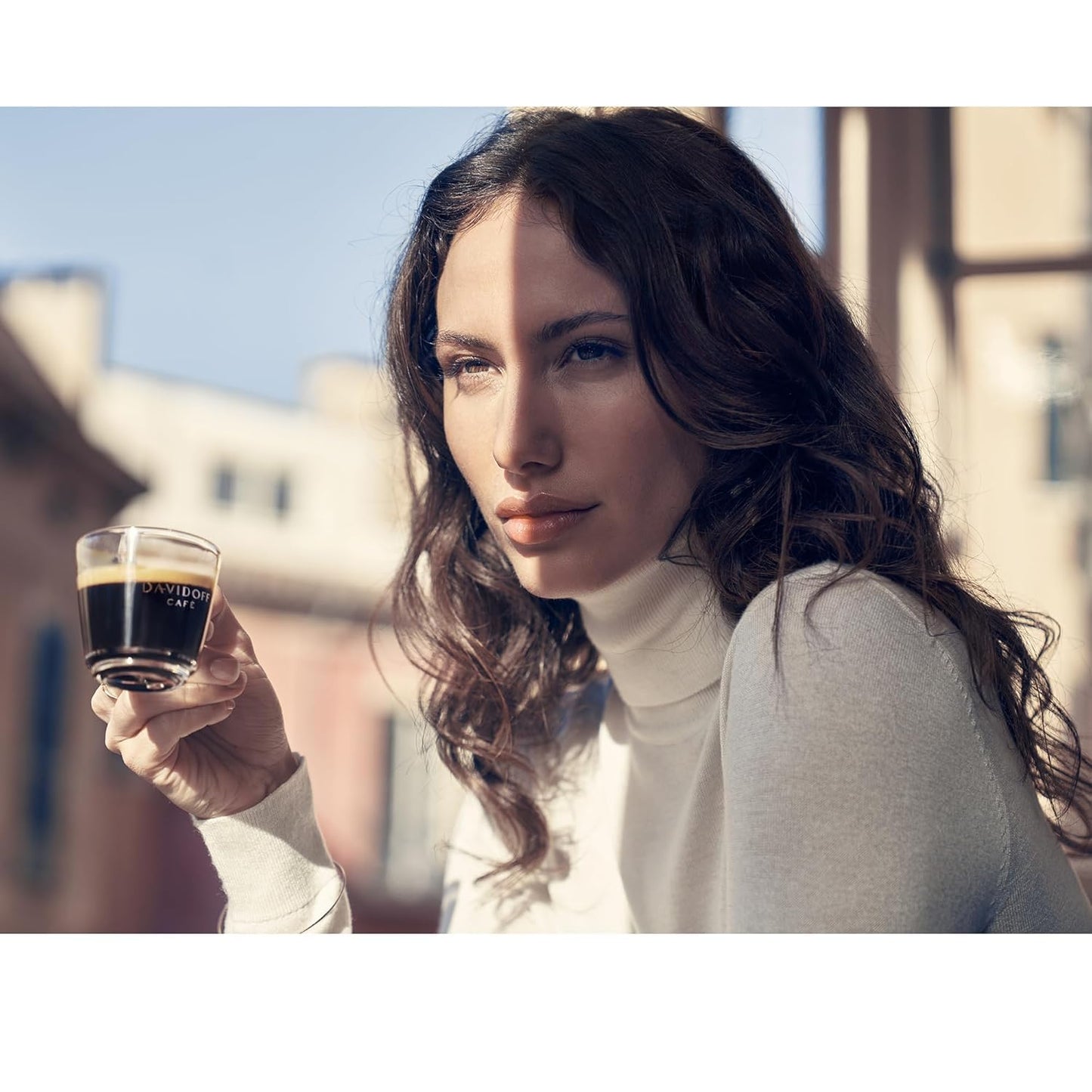 Davidoff Espresso 57 Intense Instant Coffee 11/12 Intensity - 100% Arabica, 90g, Granule, Glass Bottle