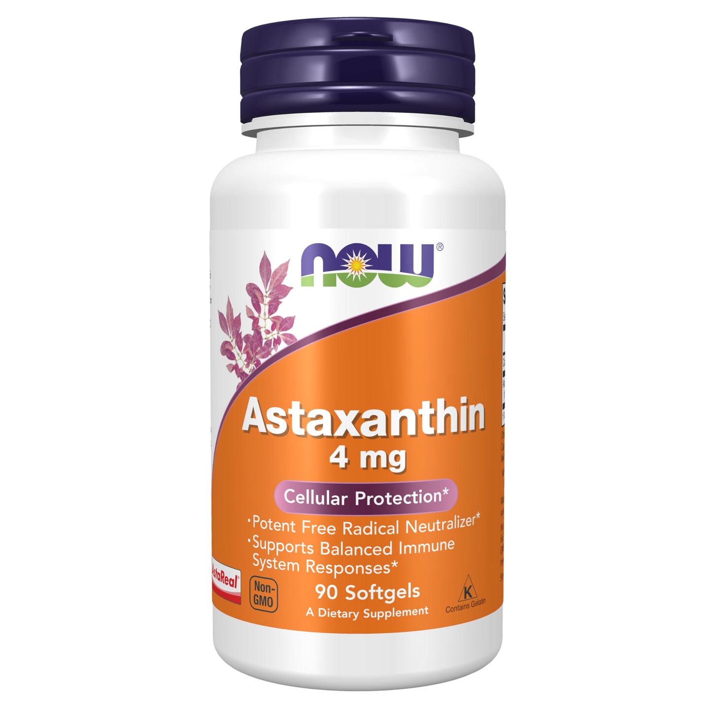 Now Foods Astaxanthin, 4 mg, 90 softgels