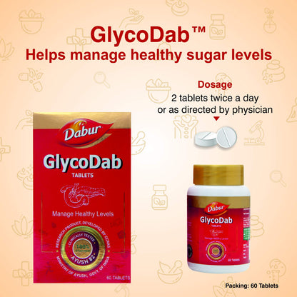 Dabur GlycoDab - 60 Tablets- image 4
